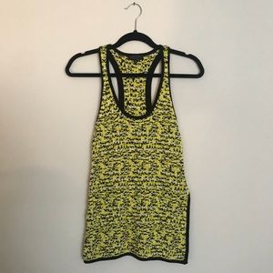 Knit multi-color rag & bone racerback tank